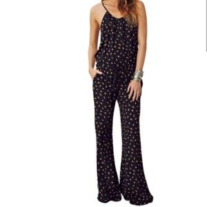 Flynn Skye Black Floral Jumpsuit